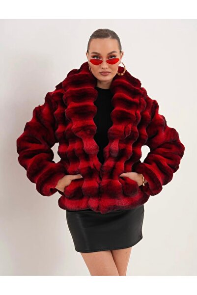 Justin Kadın Kürk Modelleri , CHİNCHİLLA KIRÇILLI KÜRK