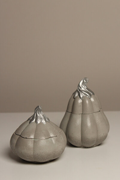 The Craft Thor Pumpkin Bubble Gümüş 2li Mum Seti - 2 Adet El Yapımı Dekoratif...