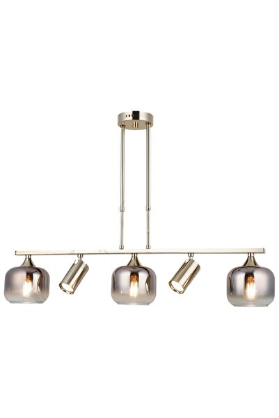 LUCEA RAZNO ALTIN 3+2 SIRALI AVİZE 2XGU10+3XE27