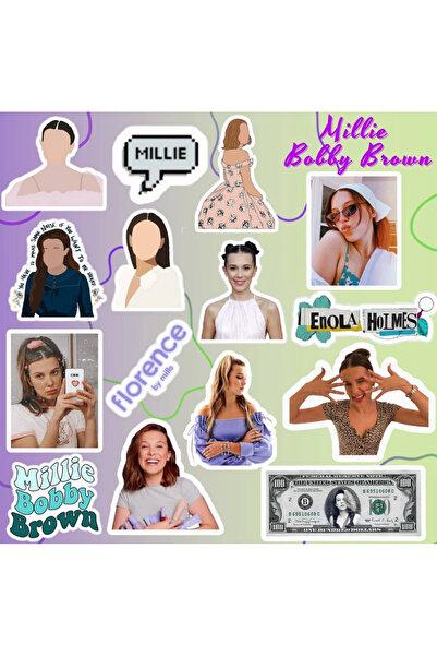 Clementine Jewellery Millie Baby Brown Sticker Seti | Laptop Notebook Telefon...