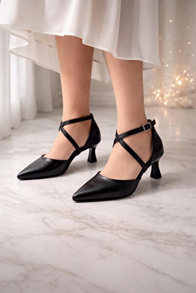 DORA Jevusi Women's Daily Casual Comfortable Pointed Stiletto Shoes-Matte Skin