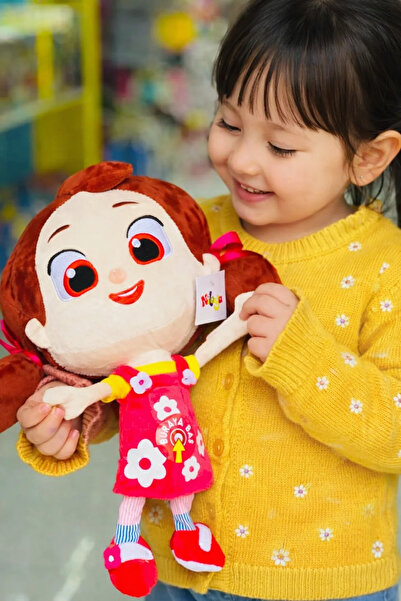 TOHA Sevimli Dostlar Niloya Müzikli Sesli Peluş Bebek 35 cm - Tummy Time Akti...