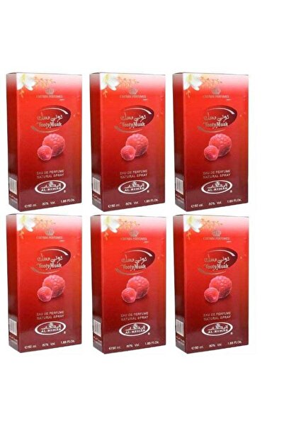 Al Rehab perfumes عطر توتي مسك للجنسين 50 مل (عبوة من 6 قطع)