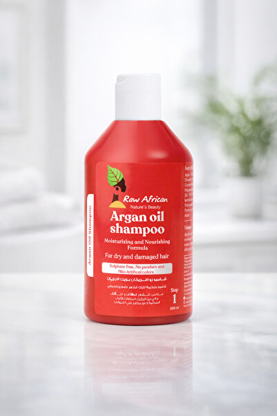 RAW AFRICAN Argan Oil Moisturizing & Shine Shampoo 500ML