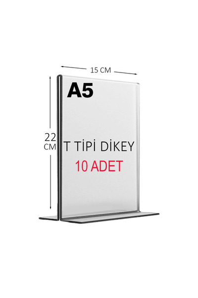 HEROGLAS (10 ΤΕΜΑΧΙΑ) Κάθετη επιτραπέζια θήκη από διαφανές πλεξιγκλάς / φύλλο...