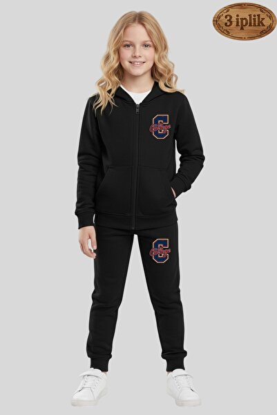 armicem Σετ αθλητικής φόρμας για κορίτσια 3 νήματα Σ επένδυση fleece College ...