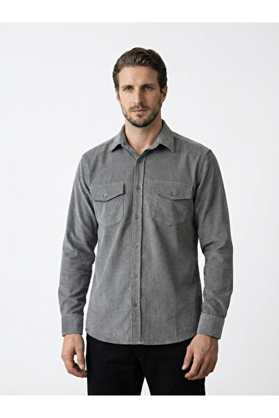 APT PRESTIGE Ift Velvet Shirt with Pocket Flap – Regular Fit |   Stylish, Tim...