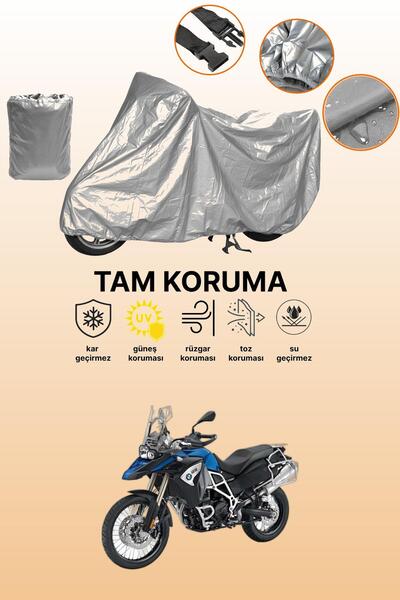 dokaca حقيبة خلفية رمادية اللون وقفل غير متوافقة مع BMW F 800 GS Adventure مت...