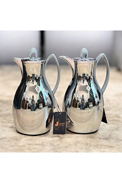 aljahwari Elegance 2-piece thermos set, glass inside and luxurious stainless ...