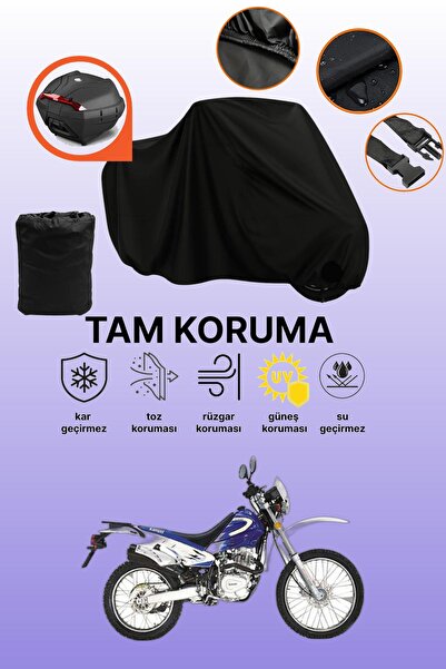 dokaca Kanuni Cheetah 125 Compatible Motorcycle Tarpaulin Compatible with Bla...