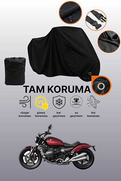 dokaca قماش دراجة نارية متوافق مع BMW R 12 متوافق مع القفل الأسود