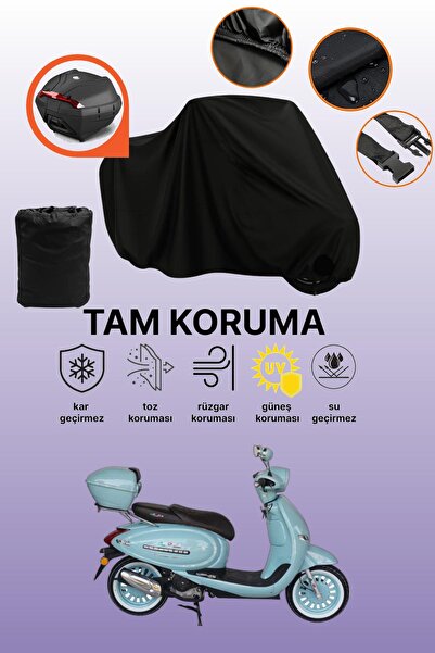 dokaca مظلة دراجة نارية متوافقة مع Arora AR 50 كابتشينو متوافقة مع الحقيبة ال...