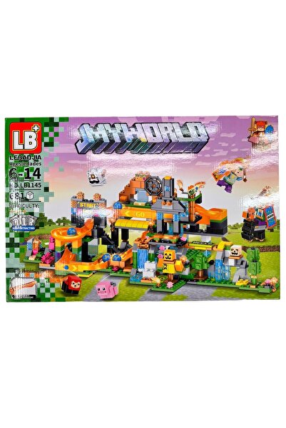 JPT Minecraft Adventure Track Building Set - 681 Pieces