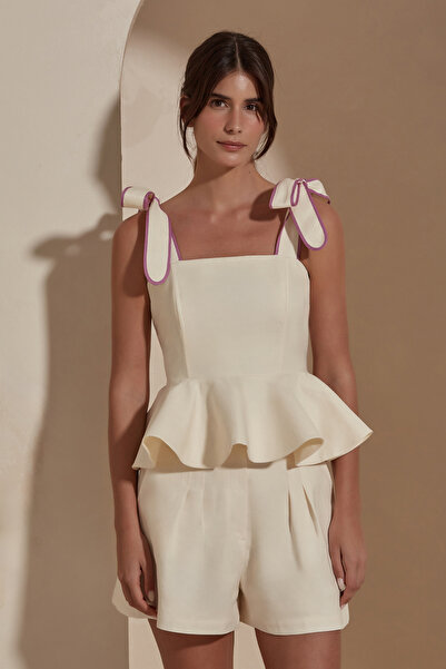 Dahlia Bianca Valentina Keten Bluz