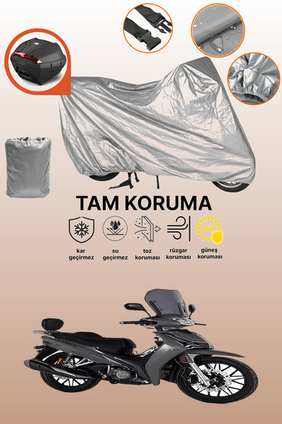 dokaca Compatible with Gray Rear Case Kuba Cristal 50 Compatible Motor Tarpaulin