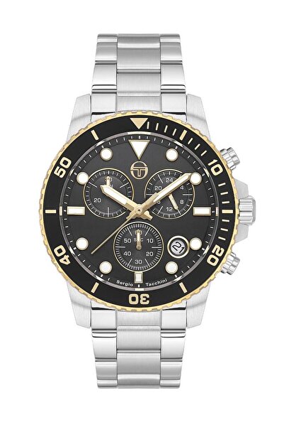 Sergio Tacchini St.1.10445-5 Movable Bezel Functions Active Water Resistant M...