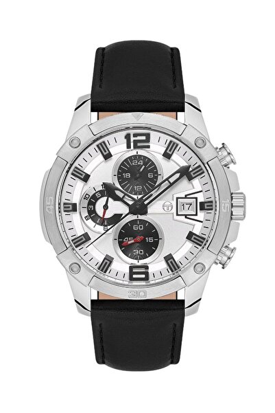 Sergio Tacchini St.1.10453-1 Leather Cord Functions Active Black Color Men's ...