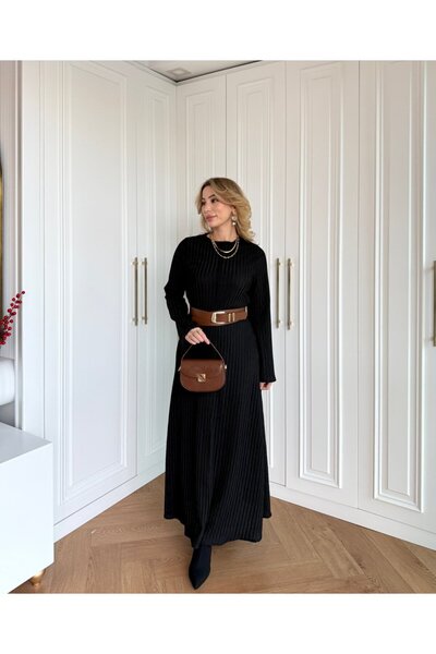 Butikkolik MELEK ÖRME TRİKO ELBİSE