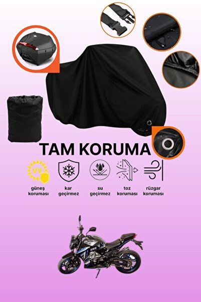 dokaca حقيبة خلفية سوداء وقماش متوافق مع دراجة نارية ماركة فالكون إن 288