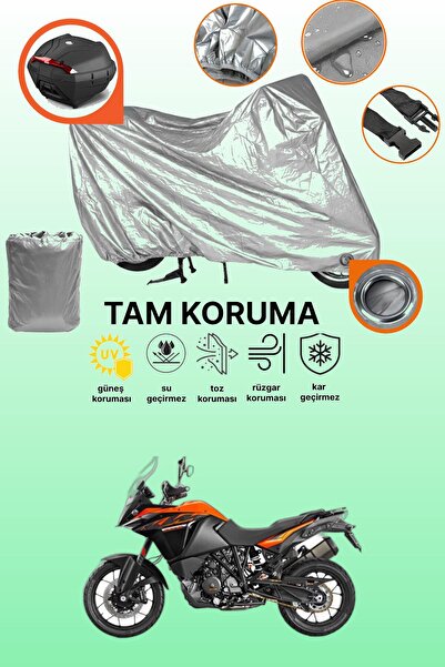 dokaca حقيبة خلفية رمادية اللون ومتوافقة مع قماش الدراجات النارية المتوافق مع...