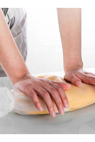 newar كيس عجن العجين الشفاف من السيليكون - حجم متوسط للخبز والمعكرونة والرافيولي