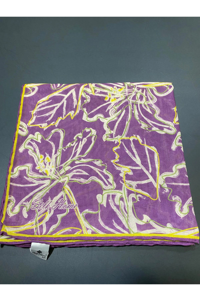 Silk Home Soft Cotton Scarf with Pattern 2325-21