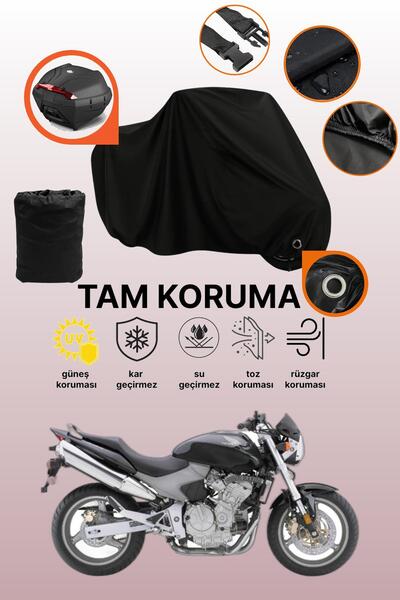 dokaca حقيبة خلفية سوداء وقفل متوافقان مع قماش الدراجة النارية المتوافق مع هو...