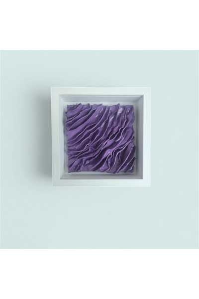 Reef El Yapımı Derin Çerçeveli 3D Seramik Duvar Heykeli Structural Wall Art