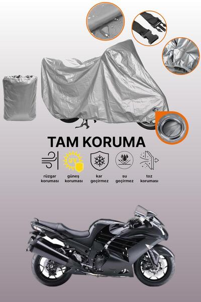 dokaca غطاء محرك متوافق مع كاواساكي ZZR 1400 ABS متوافق مع غطاء المحرك باللون...
