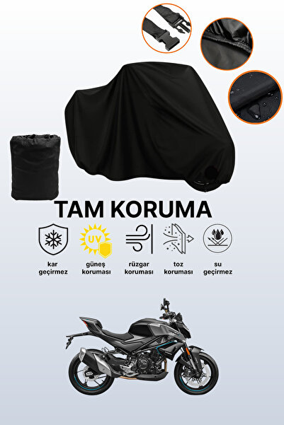dokaca حقيبة خلفية سوداء وقماش دراجة نارية متوافق مع CFmoto 450NK