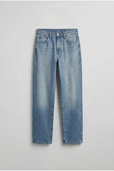 ablukaonline Men's Washable Baggy Fit Jeans Light Blue