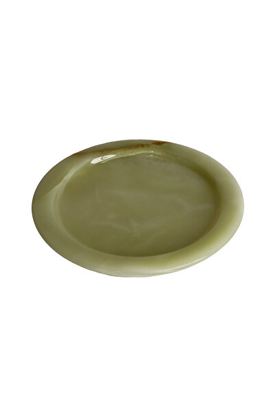 taru pasaj طبق مسطح من حجر الأونيكس الطبيعي مقاس 6 بوصات - للديكور، هدية، صنا...