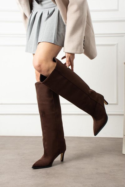 ZENNESHOES Scarlett Kadın XL Kesim Çizme