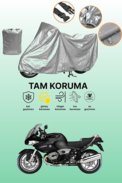 dokaca حقيبة خلفية رمادية اللون وقفل غير متوافقة مع BMW R 1200 ST متوافقة مع ...