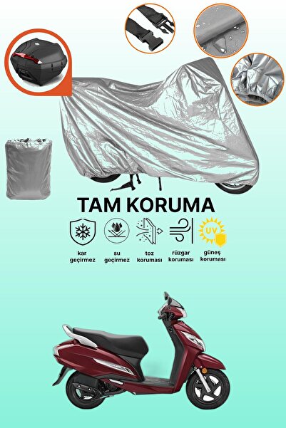 dokaca غطاء محرك متوافق مع هوندا أكتيفا 125 متوافق مع الحقيبة الخلفية باللون ...