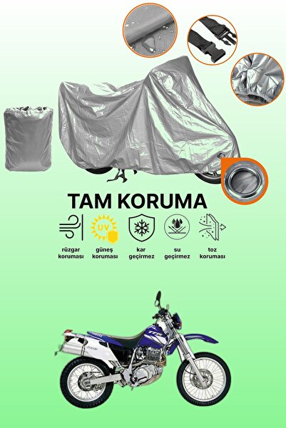 dokaca غطاء محرك متوافق مع ياماها TT 600 E متوافق مع غطاء المحرك باللون الرمادي
