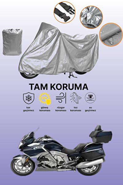 dokaca Grey Tail Bag and Lock Mismatched Bmw K 1600 Gtl Compatible Motorcycle...