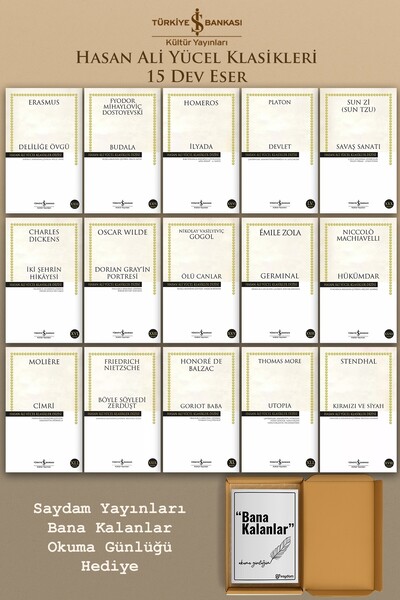 TÜRKİYE İŞ BANKASI KÜLTÜR YAYINLARI Hasan Ali Yücel Klasikleri: 15 Farklı Yaz...