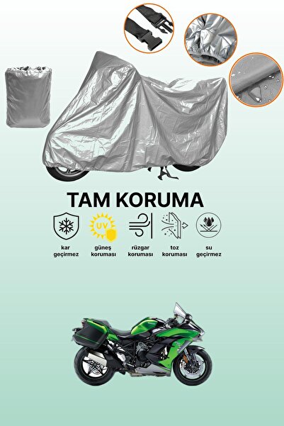 dokaca Grey Tail Bag and Lock Mismatched Kawasaki Ninja H2 Sx Compatible Moto...