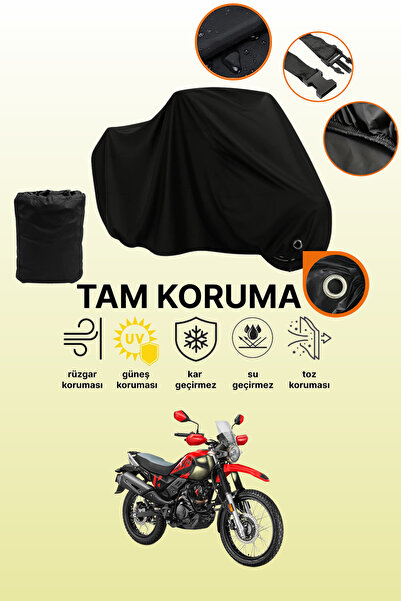 dokaca Siyah Kilit ile Uyumlu Hero XPulse 200 Uyumlu Motosiklet Brandası
