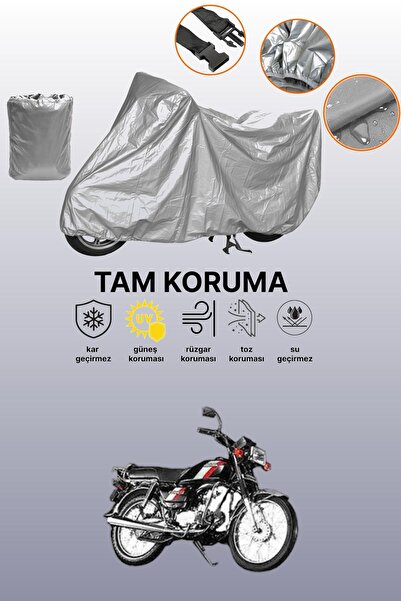 dokaca حقيبة خلفية رمادية اللون وقماش متوافق مع دراجة نارية هوندا هيرو 100