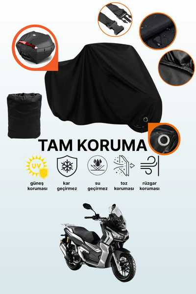 dokaca حقيبة خلفية سوداء وقماش متوافق مع قفل كوبا روبانو 150 للدراجات النارية