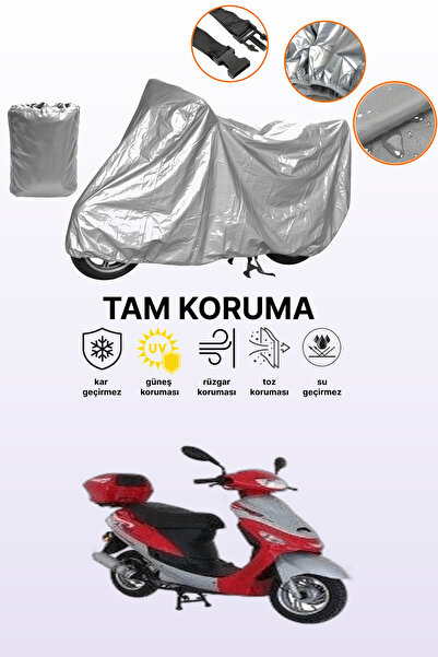 dokaca Gray Tail Bag and Lock Non-Compatible Mondial 50 Tt Compatible Motorcy...