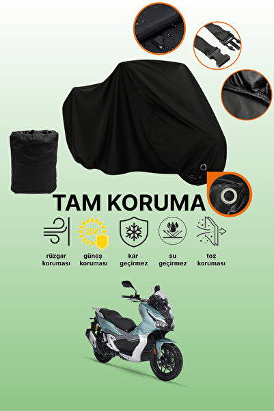 dokaca Black Compatible with Lock Rks Freccia 150 Compatible Motorcycle Tarpa...