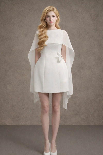 LE NOIR FREZYA MİNİ KREP ELBİSE