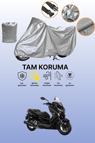 dokaca Gray Tail Bag and Lock Non-Matching Yamaha X-Max 250 Iron Max Abs Comp...