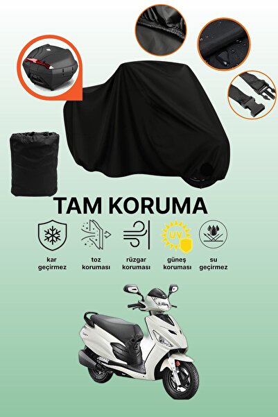 dokaca قماش دراجة نارية متوافق مع هيرو داش 110i متوافق مع الحقيبة الخلفية الس...