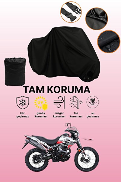 dokaca Black Tail Bag and Lock Mismatched Rks Rt250 Compatible Motorcycle Canvas