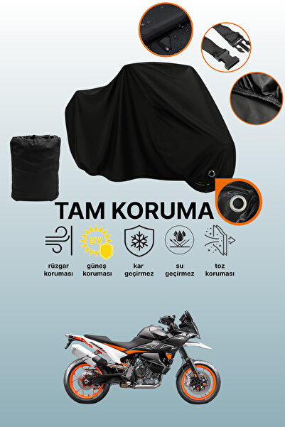 dokaca قماش دراجة نارية متوافق مع KTM 890 SMT متوافق مع القفل الأسود