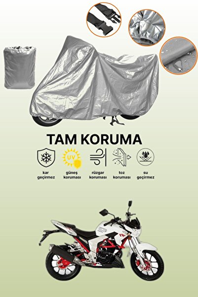 dokaca حقيبة خلفية رمادية اللون وقماش دراجة نارية متوافق مع قفل فالكون شارب 200